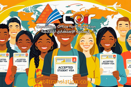 خدمات الترجمة المعتمدة للفيزا الدراسية: خطواتك الأولى نحو الدراسة بالخارج